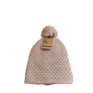 NWT Field and Stream Cozy Cabin Hat pink pom pom
